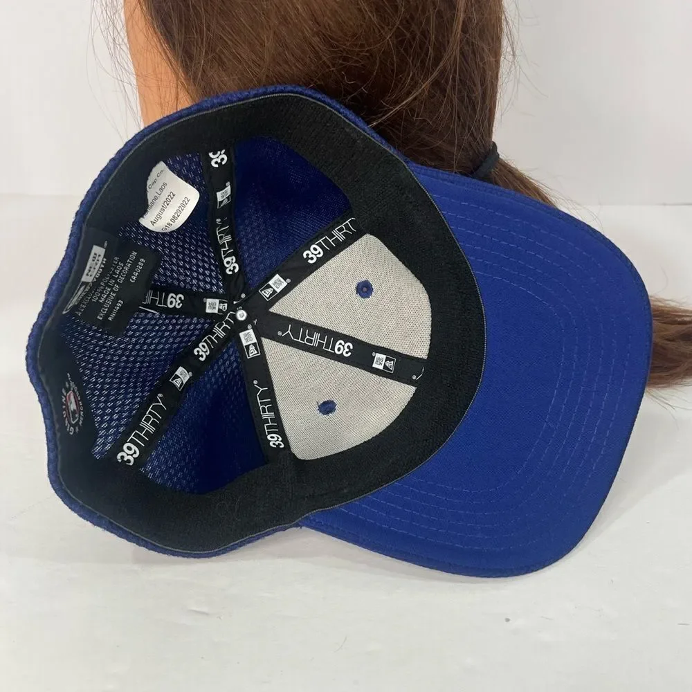 New Era 39THIRTY Texas Rangers Blue Mesh Textile Fitted Child/Youth Unisex Cap